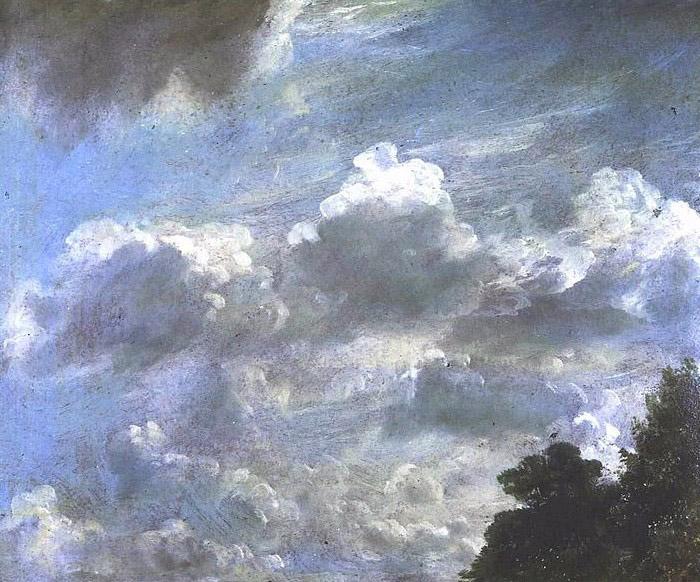 John Constable Cloud Study, Hampstead; Tree at Right, Royal Academy of Arts, London